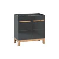 Tvättställsskåp Bali 821 - grafit- 80D/9080 Tvättställsskåp Bali 821 - grafit- 80D/9080