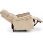 Semir elektrisk reclinerf�t�lj med USB - beige sammet