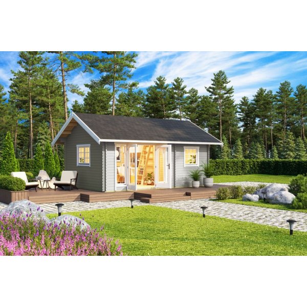 Attefallshus Lina B .V1 - 22,4 m² Attefallshus Lina B .V1 - 22,4 m²