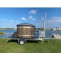 Trailer med vildmarksbad - Brndeopvarmning