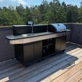 Kundbild Utek�k med grill & gasolgrill Firepit Delux - utomhusk�k b�nk: Prisv�rd! Tips: en p5 gasol ryms...