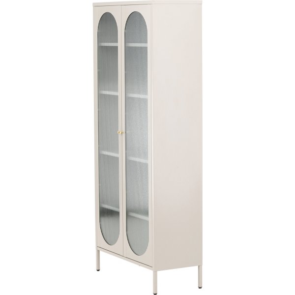 Lima vitrinsk�p beige