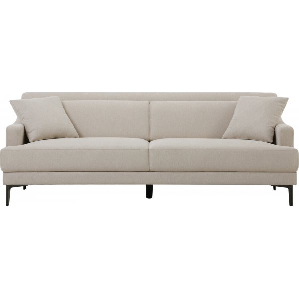 Soffa 3-sits beige modern - Hanna
