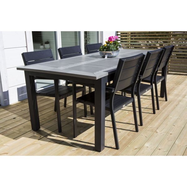 Ekenäs Matbord – Grå/svart Ekenäs Matbord – Grå/svart