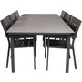 Prssebo Spisegruppe (224x100) - Sort/Gr - 6 Stole