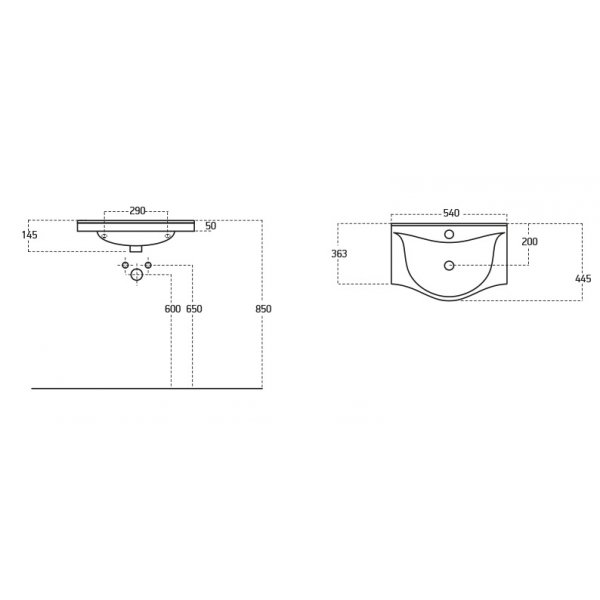 Badrumsmöbler Luna- med spegelskåp Badrumsmöbler Luna- med spegelskåp