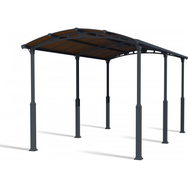 Canopia Alpine Carport i Metall Fr Husbil 3,6 x 6,5 - Gr