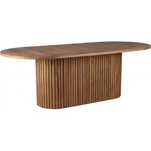 Teak Matbord Ovalt 220x100 cm Teak Matbord Ovalt 220x100 cm