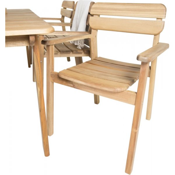 Malmby Matgrupp (180x90) - Natur - 6 Stolar Malmby Matgrupp (180x90) - Natur - 6 Stolar