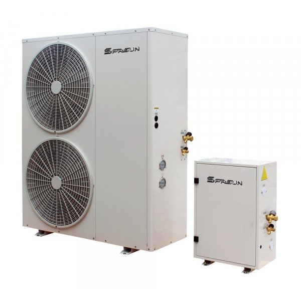 Luft-vand varmepumpe EVI Split - 16 kW Luft-vand varmepumpe EVI Split - 16 kW