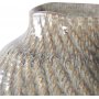 Vas 30,5 cm h�g - Vit/gr�n