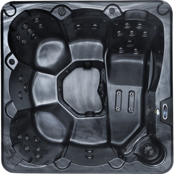 Spabad 5–6 personer Lucite® Akryl, Gecko® Cirkulationspump & Balboa® Styrsystem 2026 - Poseidon Black Edition Spabad 5–6 personer Lucite® Akryl, Gecko® Cirkulationspump & Balboa® Styrsystem 2026 - Poseidon Black Edition