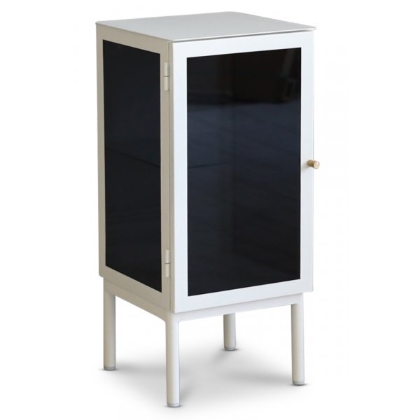 Revel vitt s�ngbord 75 cm med v�nster h�ngd d�rr