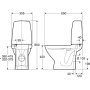 If Sign WC stol 6862 Hvid med If Sign bldt sde hvidt