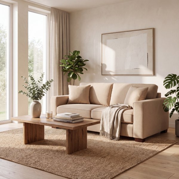 Mozart 2-personers sofa - Gråbeige Mozart 2-personers sofa - Gråbeige