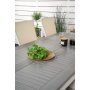 Ekens Matgrupp (160x90) - Vit/Gr - 8 Stolar
