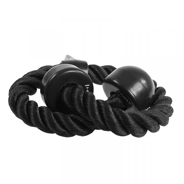 Tricep rope - Svart nylon