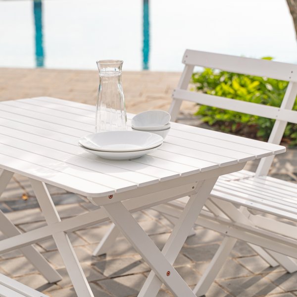 Knohult Esstisch 125 cm - Weiß Knohult Esstisch 125 cm - Weiß