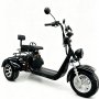 Elscooter Trehjuling 2000W Svart - Elmoped Klass 1 + Låskätting Elscooter Trehjuling 2000W Svart - Elmoped Klass 1 + Låskätting