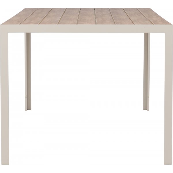 Chania Esstisch 205 x 90 cm - Beige + Reinigungsspray für Gartenmöbel Chania Esstisch 205 x 90 cm - Beige + Reinigungsspray für Gartenmöbel