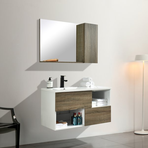 Badrumsmöbler Elm - Trä Badrumsmöbler Elm - Trä