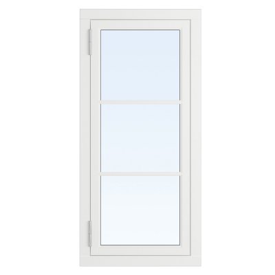Träfönster - Kopplade 2+1 traditionsfönster - 1-luft - U-värde 1.3