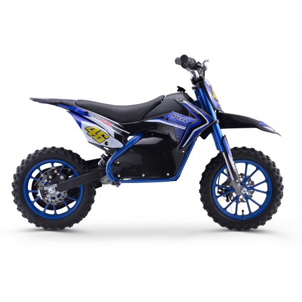 Minicross Hyena - Blå 500 W + Reflexsele Minicross Hyena - Blå 500 W + Reflexsele