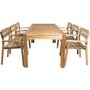Prssebo Matgrupp (200x90) - Natur - 6 Stolar