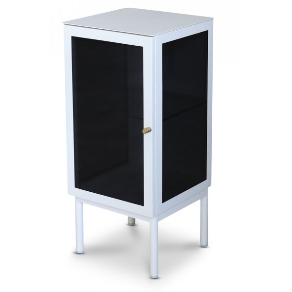 Revel vitt s�ngbord 75 cm med v�nster h�ngd d�rr