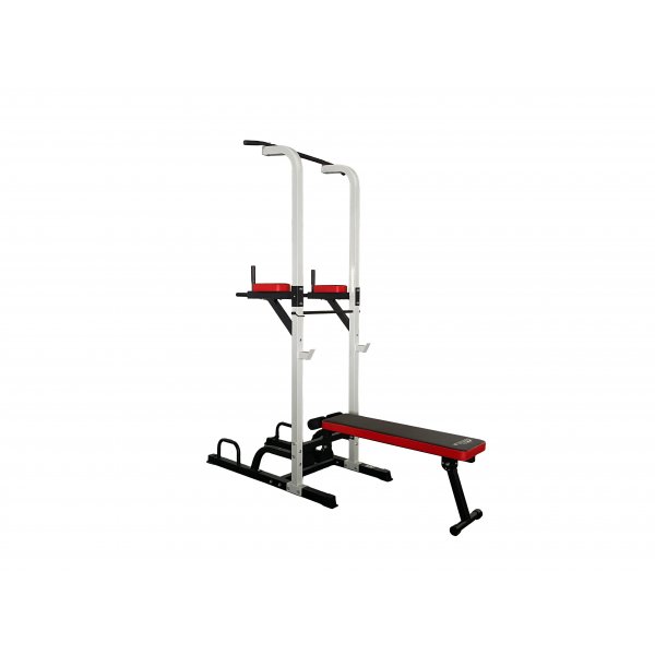 Fitness Station med f�llbar b�nk