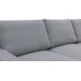 H�rnsoffa Belissa med b�ddfunktion och f�rvaring - 235x235 cm - m�rkgr�