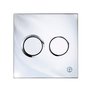 Gustavsberg Vggtrycke Triomont XS pneumatisk duo blank krom