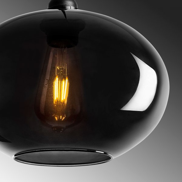 Smoke taklampa 51 - Svart
