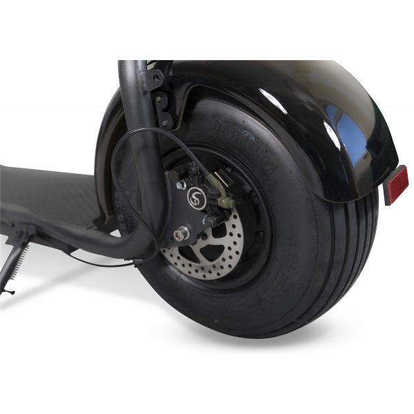 Elscooter Fatbike - 1000W + Reflekterende sele Elscooter Fatbike - 1000W + Reflekterende sele
