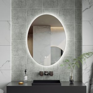 Spegel - Arezzo | Oval | LED-belysning, dimbar & Anti-fog Spegel - Arezzo | Oval | LED-belysning, dimbar & Anti-fog