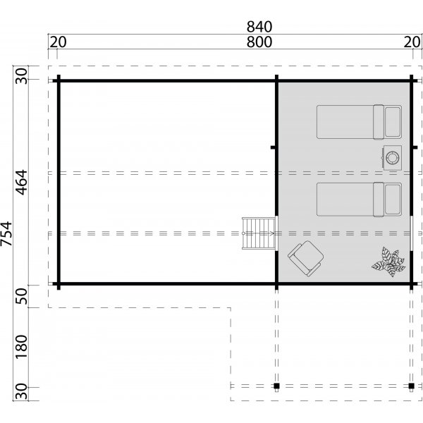 Sommerhus Barbro B - 39,6 m² Sommerhus Barbro B - 39,6 m²