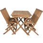 Bjurker Matgrupp (120x70) - Natur - 4 Stolar