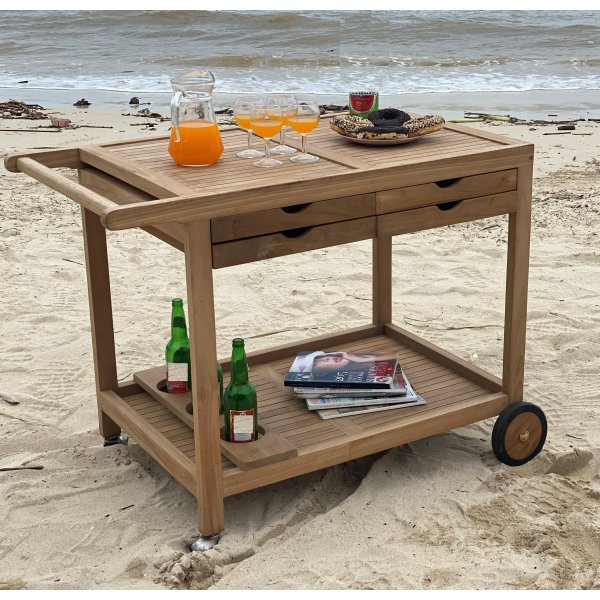 Salt - Serveringsvagn teak