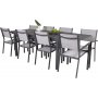 Holma Matgrupp (160x100) - Svart - 8 Stolar