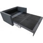 2-sits b�ddsoffa Mind - 139 cm - antracit