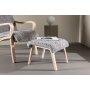 F�r� loungestol - Ljusgr�/Whitewash