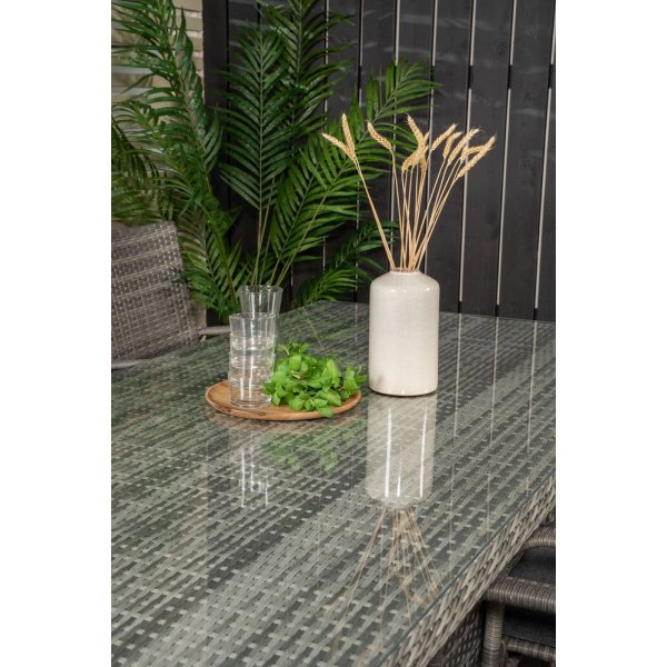 Holmstorp Matgrupp (200x100) - Gr� - 6 Stolar