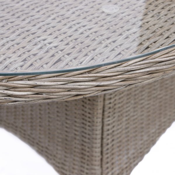 Gartentisch - Menton | 180x100cm | Natur | Oval Gartentisch - Menton | 180x100cm | Natur | Oval