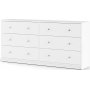 Byr� vit med 6 l�dor 143 cm bred