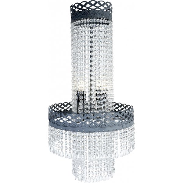 Kristallkrona �40 cm h�jd 78 cm
