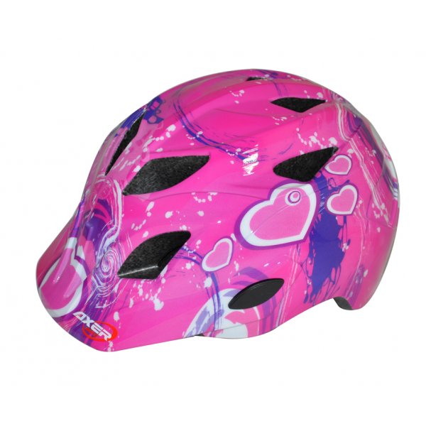 Cykelhjlm junior Olli rosa