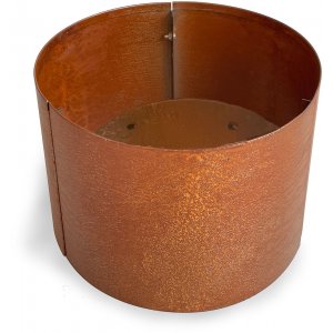 Cortenstål kruka rund - H40 x Ų40 cm - Trädgårdstillbehör