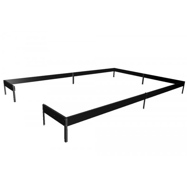 Växthus Qube 9,9 m² - Svart Växthus Qube 9,9 m² - Svart