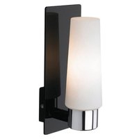 Midsjö Vägglampa - Svart/Krom/Vit Midsjö Vägglampa - Svart/Krom/Vit
