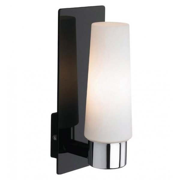 Midsj Vgglampa - Svart/Krom/Vit